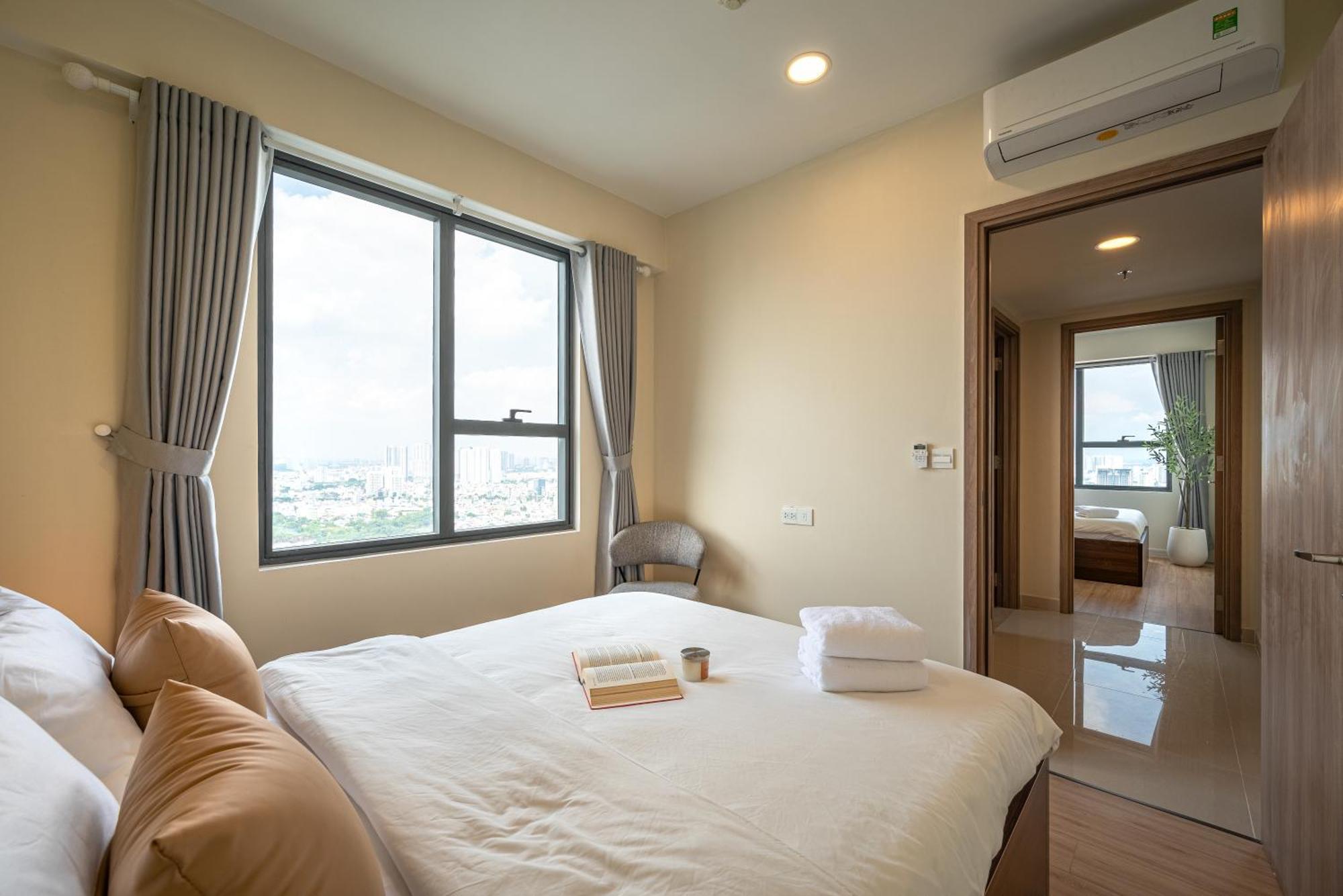 Saigon Staycation, 2Brs+1Wc, D1, View Bitexco Ho Chi Minh City Exterior photo